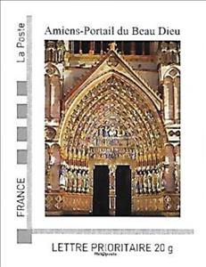 Stamp, Amiens Portial du Beau Dieu, France,  , Churches - Cathedrals - Basilicas - Chapels