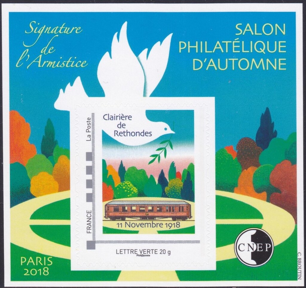 Autumn Philatelic Show. Paris 2018. Armistice Signature