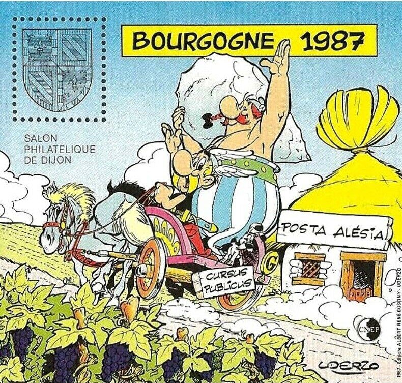 Bourgogne 1987 Dijon Philatelic Show. Obelix