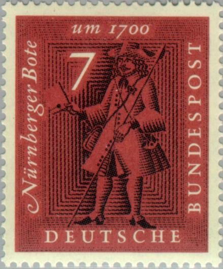 Nuremberg messenger (about 1700)