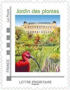 Plant Garden. Jardin des Plantes. Red Ibis