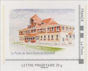 Stamp, Post Office, Saint Pierre and Miquelon, France,  , Paintings, Post Offices
