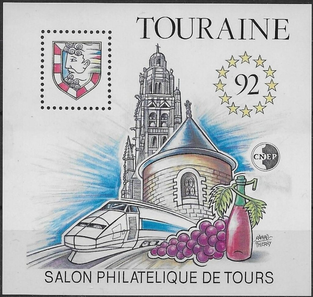 Touraine 92 Tours Philatelic Show