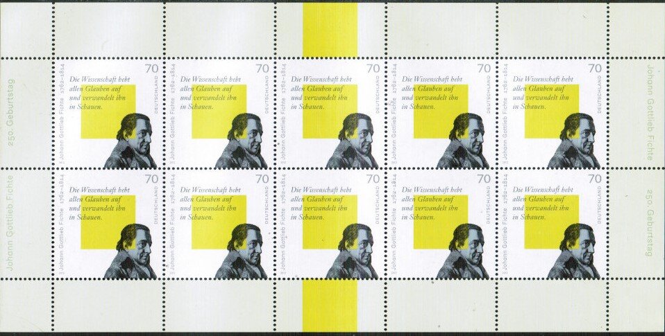 250th Birth Anniversary of Johann Gottlieb Fichte