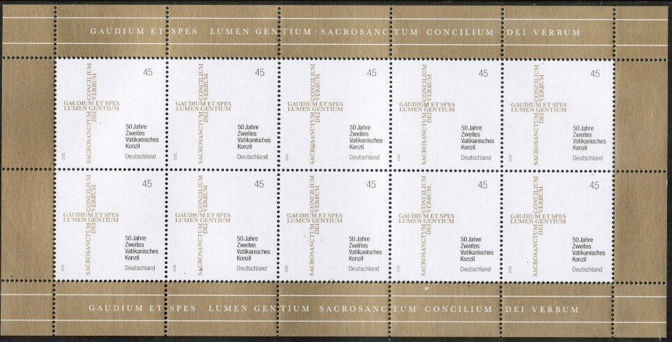 50th Anniversary of Second Vatican Ecumenical Council