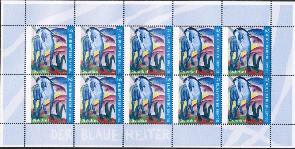 Blue Horse I by Franz Marc