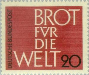 Stamp, Bread for the World, Germany, Federal Republic,  , Special Occasions, Freedom from hunger