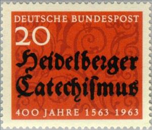 Stamp, Heidelbergs catechismus, Germany, Federal Republic,  , Commemoration, Religion