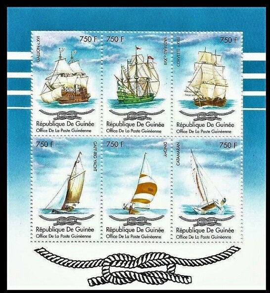 Various Sailing Ships and Sailboads