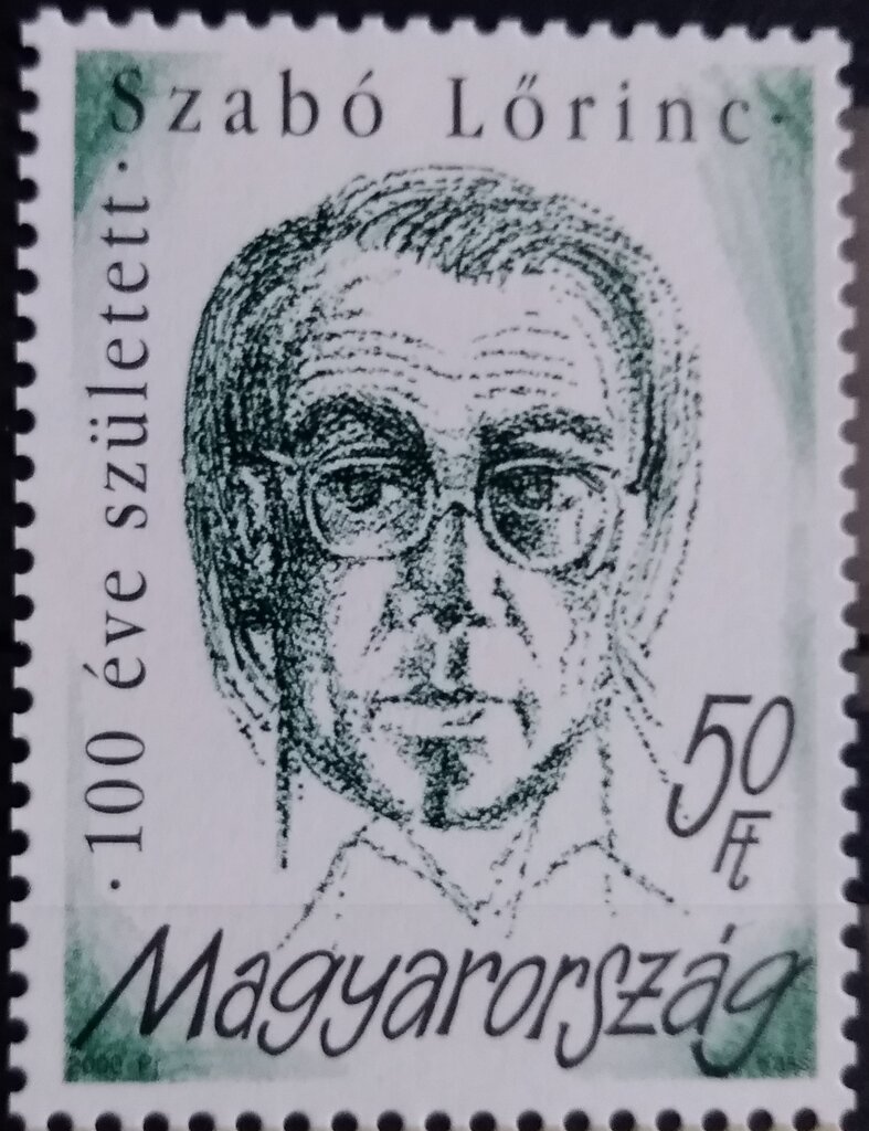 100th anniversary of birth of Szabó Lőrinc