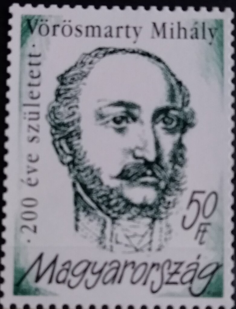 200th anniversary of birth of Vörösmarty Mihály