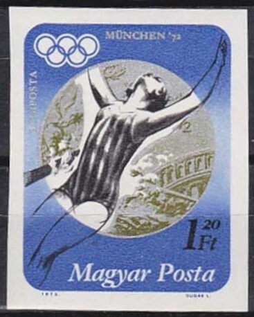 Silver medalist Andrea Gyarmati