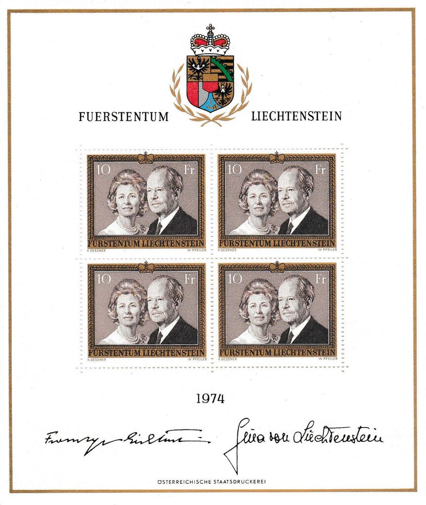 Franz Josef II and Gina von Liechtenstein