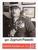 Stamp, gen. Zygmunt Piasecki, Personalized and Private Mail Stamps,  