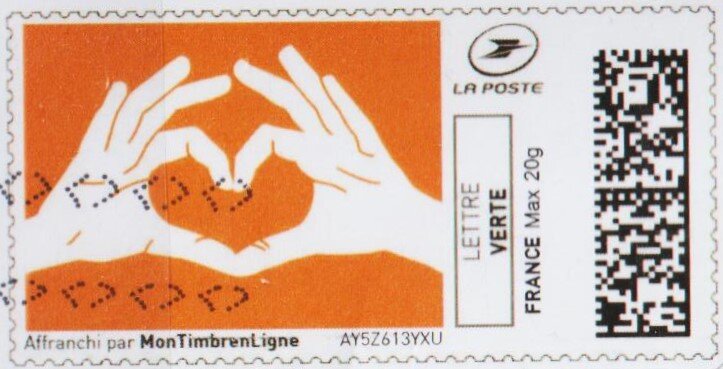 Hands making a heart shape. Love