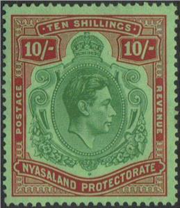 Stamp, King George VI, British colonies and territories,  