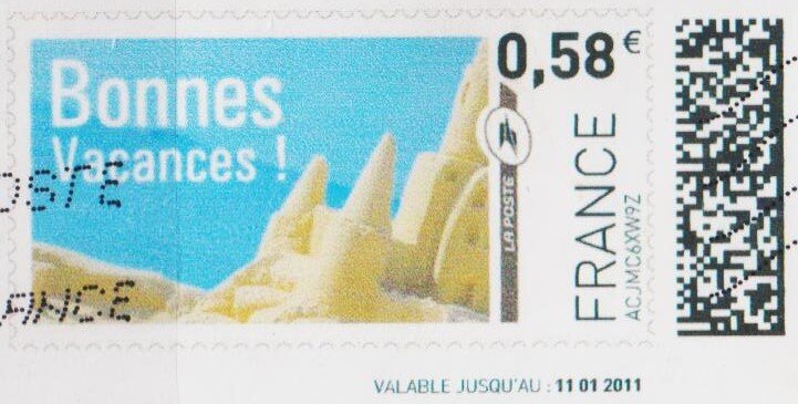 Sand Castle. Summer Holidays. Bonnes Vacances