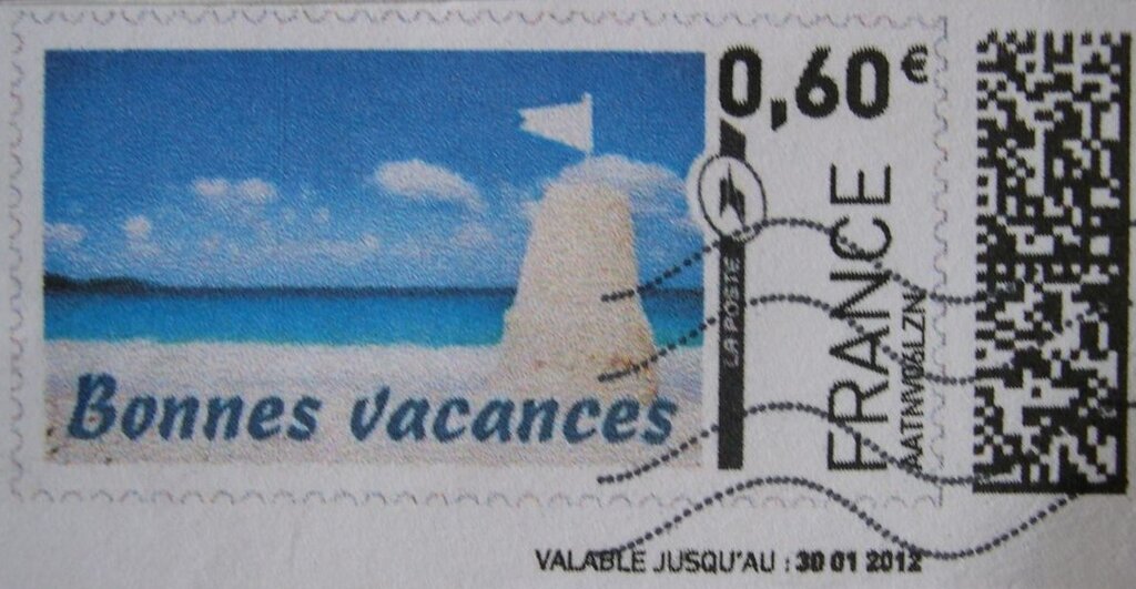 Summer. Have a Great Holiday. Sand Castle. Bonnes Vacances