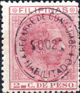 Stamp, Recargo de Consumos, Philippines,  