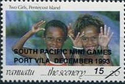 Stamp, Former Isuue with Overprint, Vanuatu,  , Sport