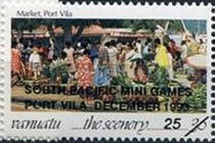 Stamp, Former Isuue with Overprint, Vanuatu,  , Sport