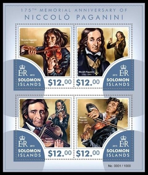 175th Anniversary of the Death of Niccolo Paganini