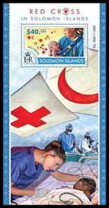 Souvenir Sheet, Red Cross in Solomon Island, Solomon Islands,  , Organizations, Red Cross and Red Crescent