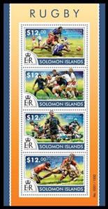 Mini Sheet, Rugby Player, Solomon Islands,  , Rugby, Sports