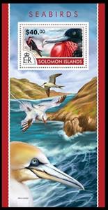 Souvenir Sheet, The Magnificent Frigatebird (Fregata magnificens), Solomon Islands,  , Animals (Fauna), Birds