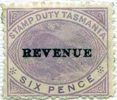 Duck-billed Platypus Overprinted REVENUE