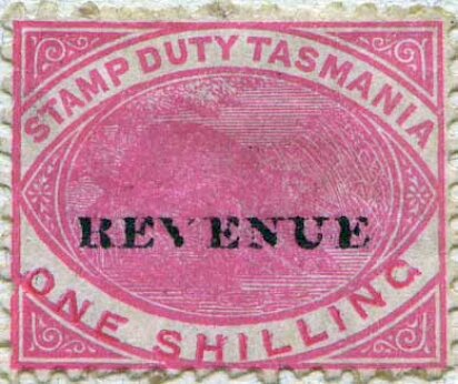 Duck-billed Platypus Overprinted REVENUE
