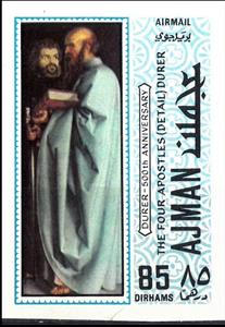 Stamp, Mark and Paul, Ajman,  , Paintings