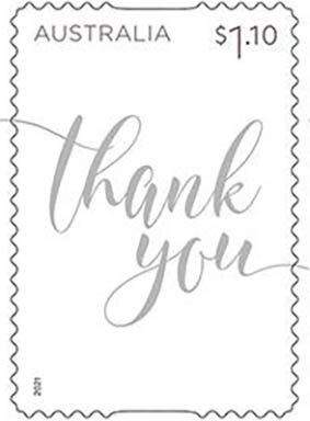 Stamp, Thank You, Australia,  , Greetings