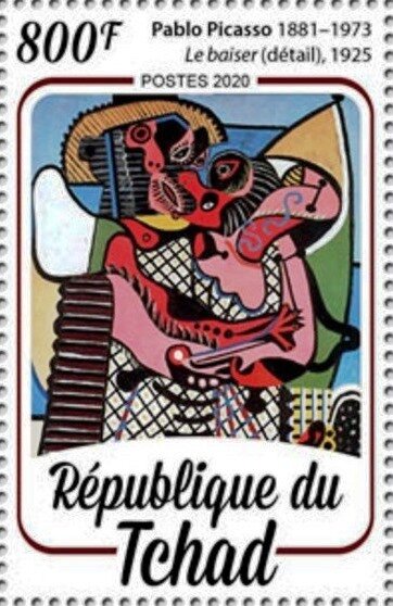 “The Kiss” (detail), 1925