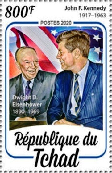 John F. Kennedy and Dwight D. Eisenhower