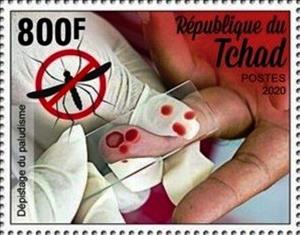 Stamp, Malaria, Chad,  , Malaria