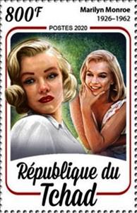 Stamp, Marilyn Monroe, Chad,  , Actors, Famous People