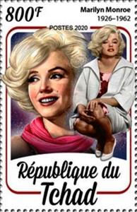 Stamp, Marilyn Monroe, Chad,  , Actors, Famous People