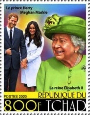 Meghan Markle, Prince Harry and Elizabeth II