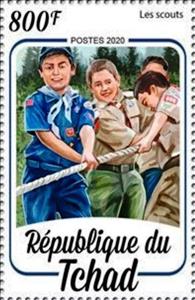 Stamp, Scouts, Chad,  , Scouting