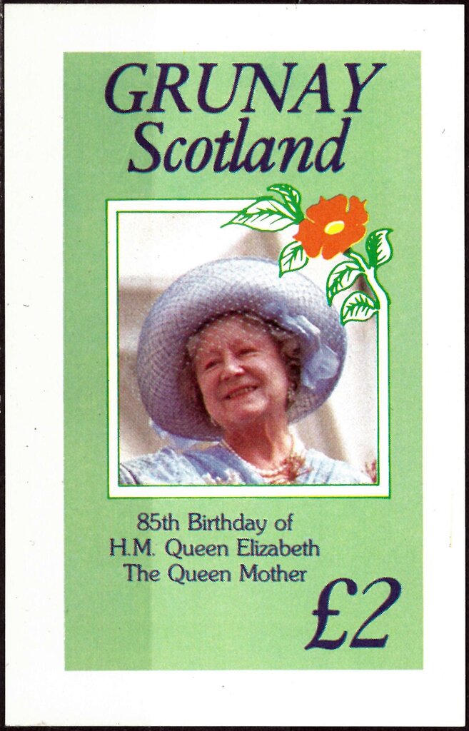 85th Birthday of H.M. Quen Elizabet The Quenn Mother