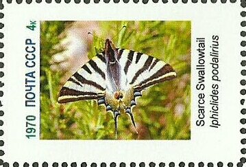 Stamp, Butterflies, Cinderellas,  , Butterflies, Insects