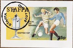 Stamp, Celtic and Rangers Scottish Cup, Cinderellas,  , Football (Soccer), Sports