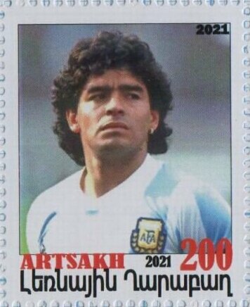 Diego Maradona FIFA player oi XX century award