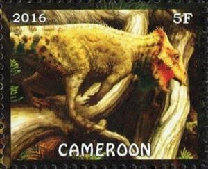 Stamp, Dinosaurs, Cinderellas,  , Dinosaurs, Prehistorical Animals