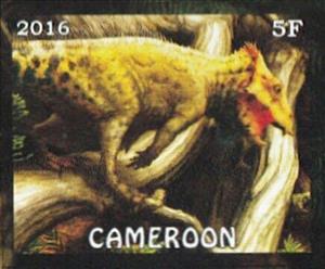 Stamp, Dinosaurs, Cinderellas,  , Dinosaurs, Prehistorical Animals