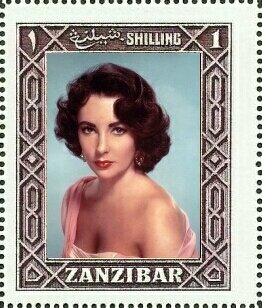 Stamp, Elizabeth Rosemond Taylor, Cinderellas,  , Actors, Famous People, Photographs, Women