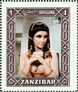 Stamp, Elizabeth Rosemond Taylor, Cinderellas,  , Actors, Famous People, Photographs, Women