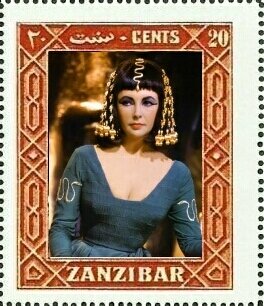 Stamp, Elizabeth Rosemond Taylor, Cinderellas,  , Actors, Famous People, Photographs, Women