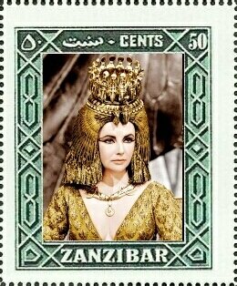 Stamp, Elizabeth Rosemond Taylor, Cinderellas,  , Actors, Famous People, Photographs, Women